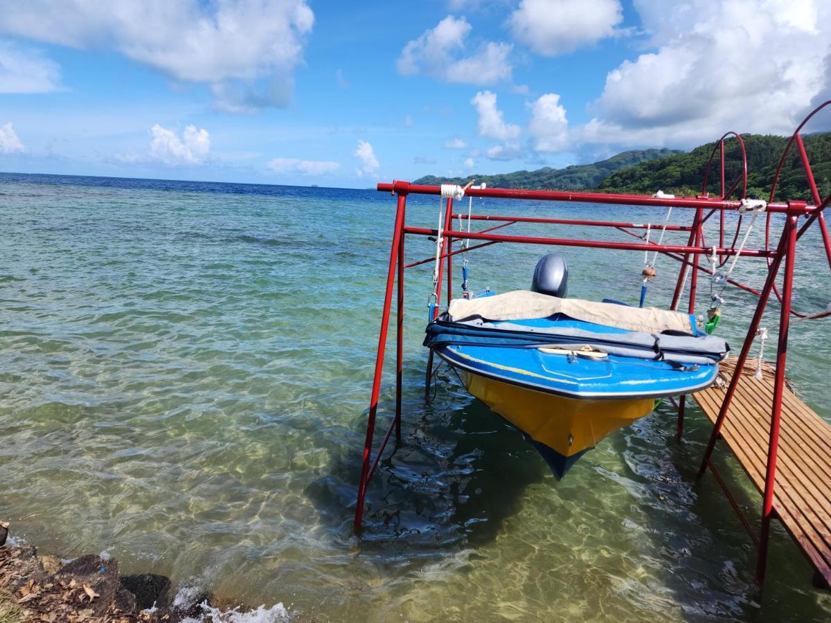 Villa De La Baie Raiatea - Bord De Mer ウツロア エクステリア 写真
