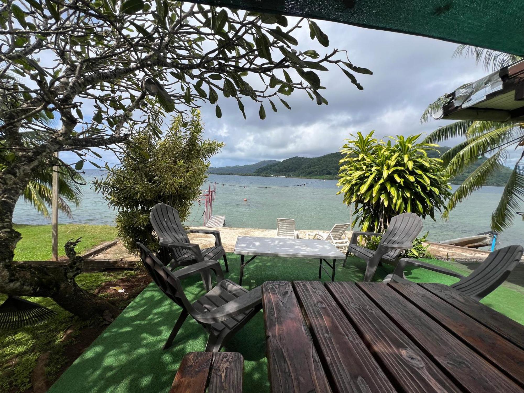Villa De La Baie Raiatea - Bord De Mer ウツロア エクステリア 写真